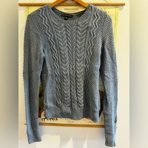 Brooks Brothers blue knit sweater